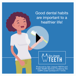 Good dental habits are important to a healthier life!
