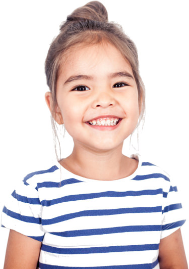 Young girl smiling